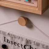 Round Oak Wall Hook - Natural