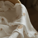 Baby Blanket -  Muslin Swaddle - Lemons