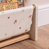 Signature Wall Shelf with Pegs - Solid Ash