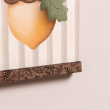 Woodland Leaf Picture Hanger - Walnut