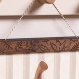 Woodland Leaf Picture Hanger - Walnut