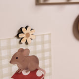 Magnetic Flower Picture Hanger - Ash / Oak