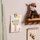 Magnetic Flower Picture Hanger - Ash / Walnut