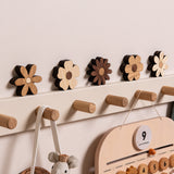 Magnetic Flower Picture Hanger - Ash / Oak