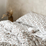 Muslin Cotbed Duvet Set - Forest Pears
