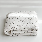 Baby Blanket -  Muslin Swaddle - Botanical