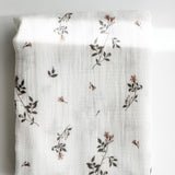 Baby Blanket -  Muslin Swaddle - Jasmine Rose