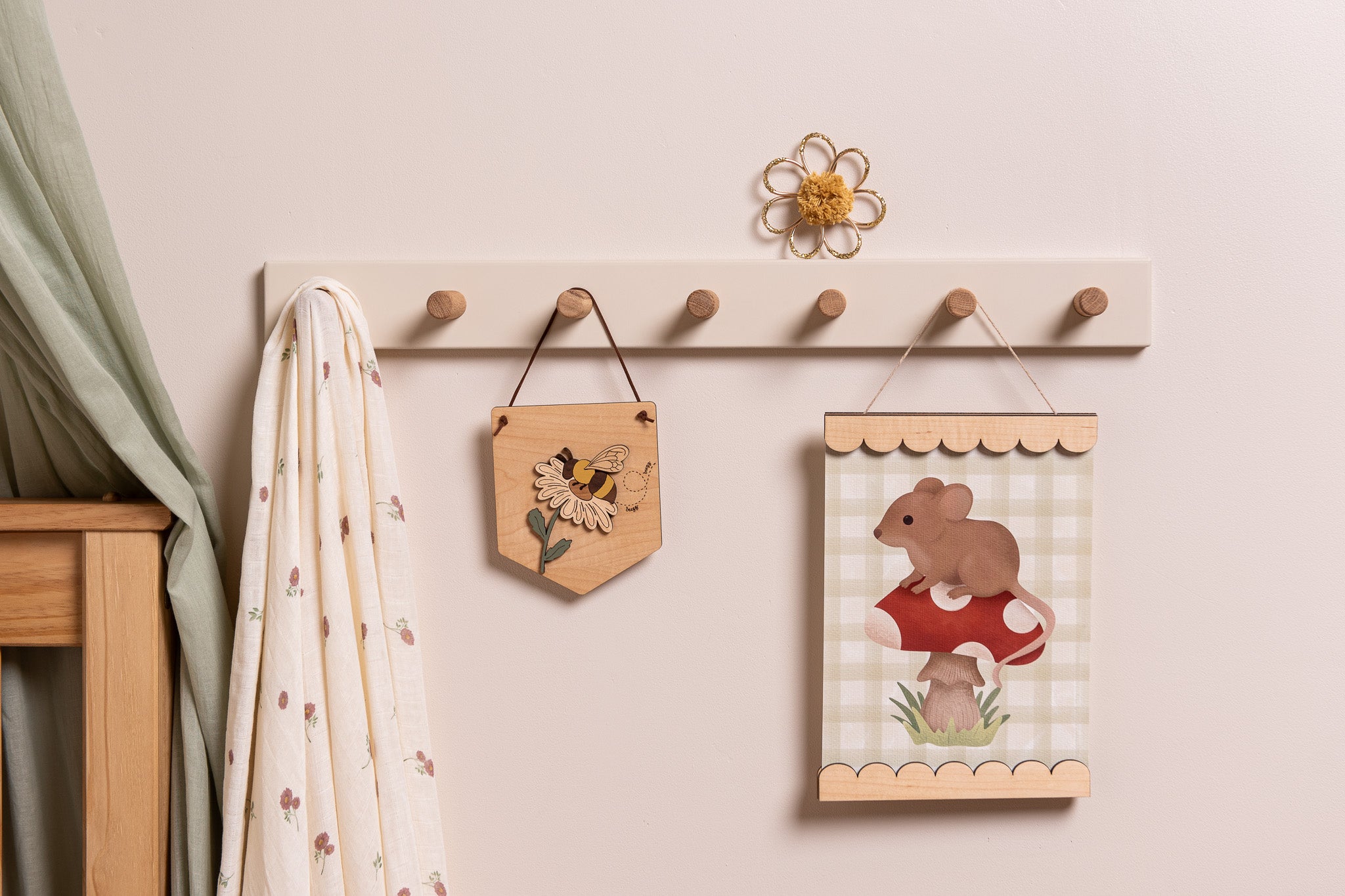 The Peg Rail - Light Clay