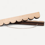 Scalloped Picture Hangers - Maple