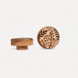 Round Oak Wall Hook - Meadow