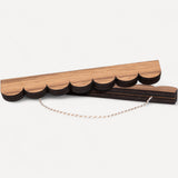 Scalloped Picture Hangers - Oak