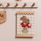 Scalloped Picture Hangers - Maple