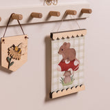 Scalloped Picture Hangers - Maple
