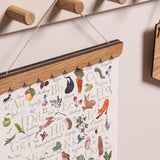 Scalloped Picture Hangers - Oak