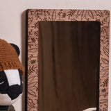 Walnut Mirror - Woodland Leaf