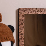 Walnut Mirror - Woodland Leaf