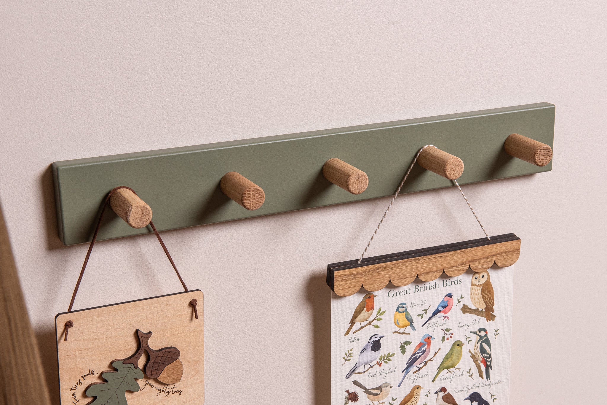 The Peg Rail - Woodland Sage
