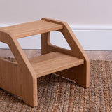 The Nestie Kids Step Stool - Solid Oak