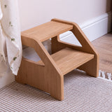 The Nestie Kids Step Stool - Solid Oak